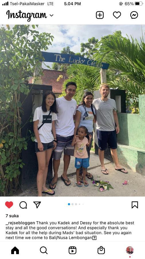 The Lucky Cottage Lembongan Esterno foto